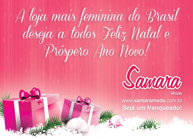 cartão de Natal Samara